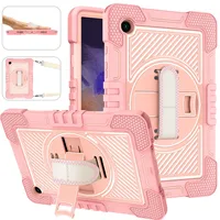 Case For Samsung Galaxy Tab A 8.0 2019 10.1 SM-T290 T295 T510 T515 A7 8.7 T220 Tablet Cover Shockproof Kids Funda Shoulder Strap