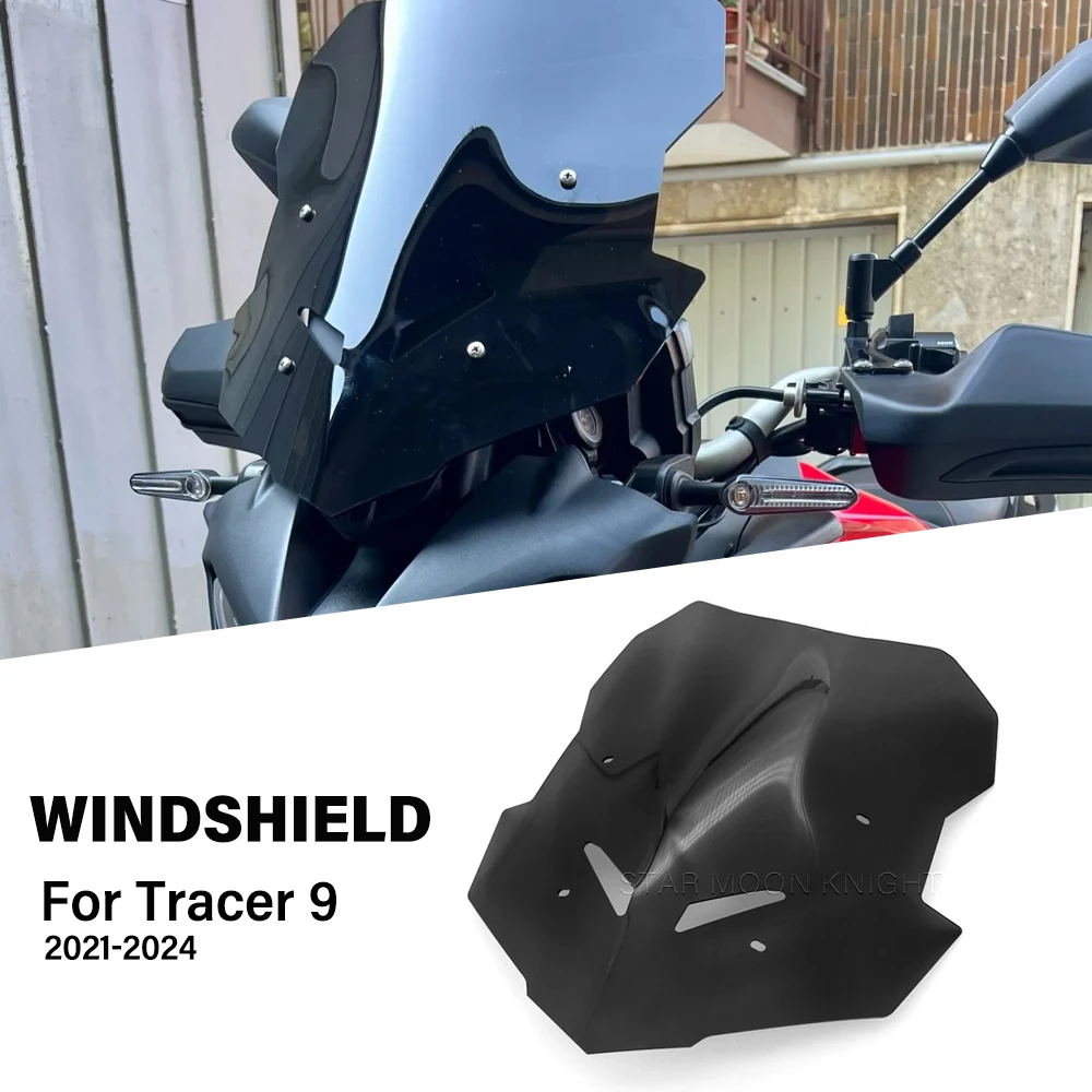 For YAMAHA Tracer9 TRACER 9 GT 9gt 2021 2022 2023 2024 Motorcycle Accessories Windshield Sport Windscreens Wind Deflector