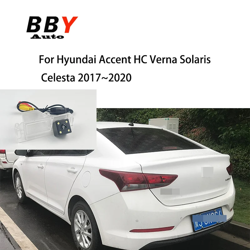 

Камера заднего вида для Hyundai Accent HC Verna Solaris Celesta 2017 2018 2019 2020 CCD HD камера заднего вида для номерного знака