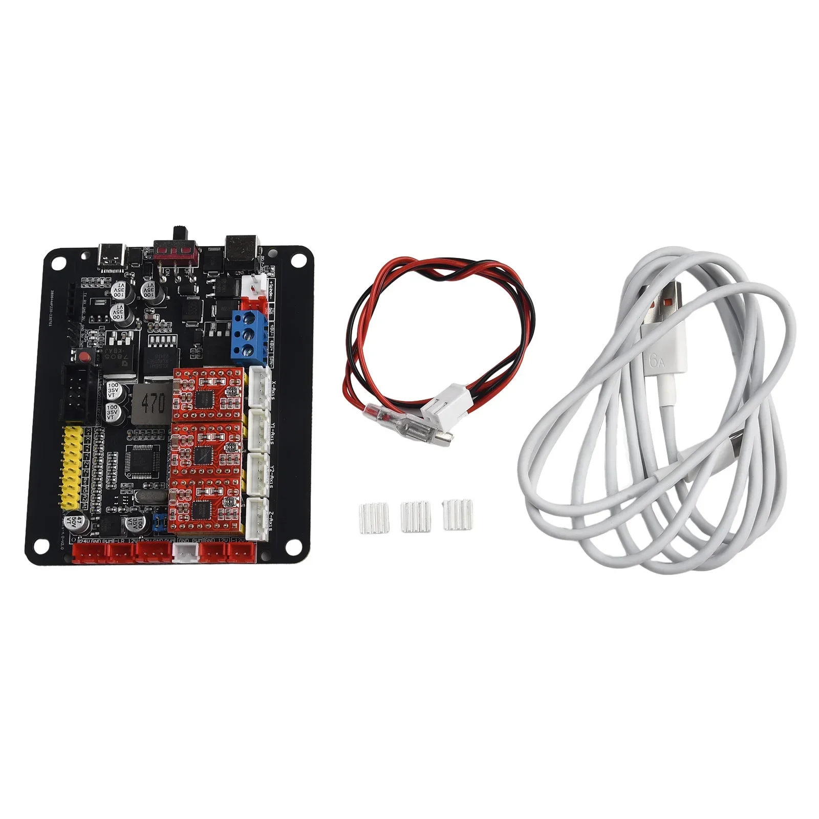 

Professional GRBL Controller Board for CNC Router X/Y/Z Stepper Motor Double Yaxis with Support for Various Processing Files