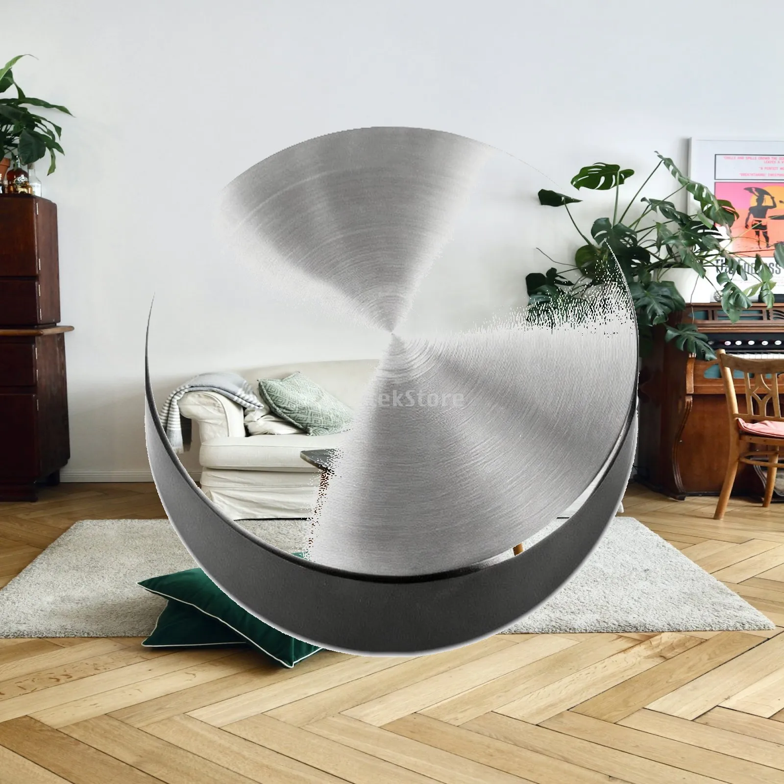 Round Steel Flattening Pad Sturdy Jewelry Flattening Steel Pad Metal Stamping Block Easy to Use Anvil Heat Treated for Jewelers