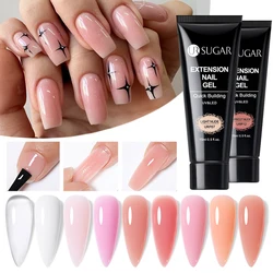 UR SUGAR 15ml Extension Gel Nail Polish Nude Pink Clear Semi Permanent Construction Gel Prolong Soak Off UV LED Hard Gel Varnish