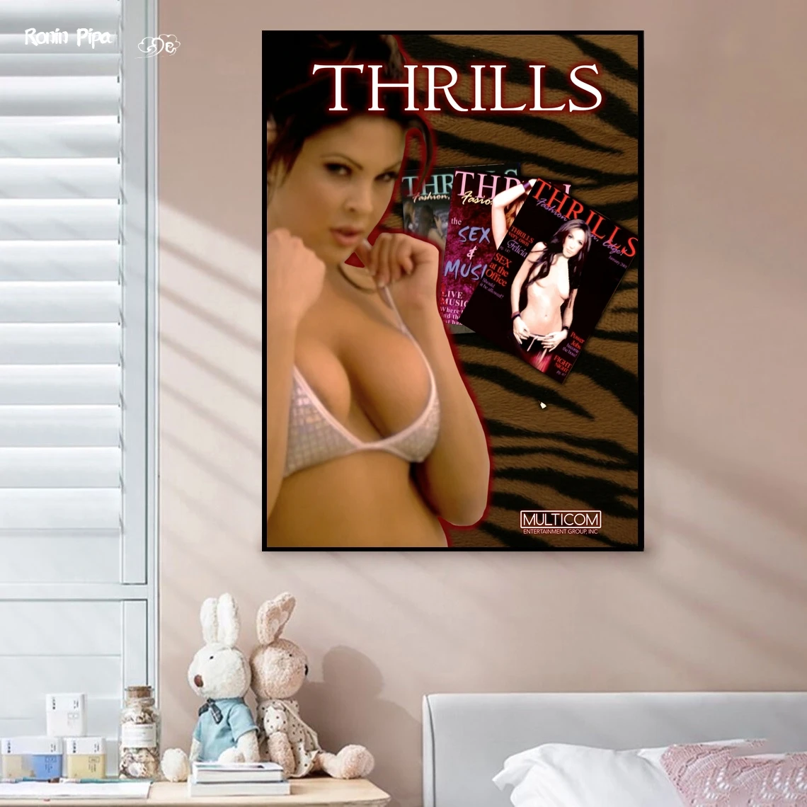 Thrills Movie Poster Art Print Canvas Painting Wall Pictures Living Room Home Decor (No Frame)