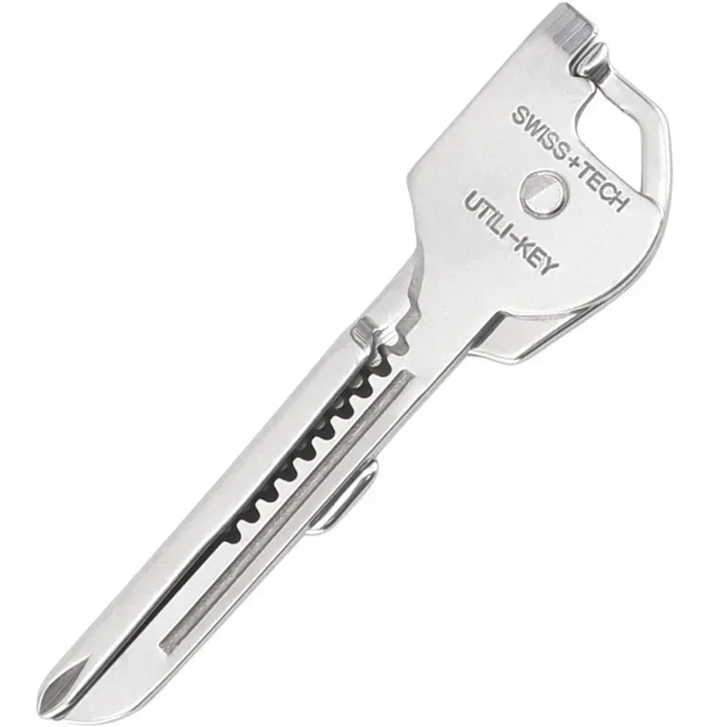 6 in 1 Multi Function Folding Tool Keychain Opener Screwdriver EDC Utility Outdoor Survival Rescue Pocket Tool Key Ring