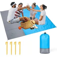 Waterproof Beach Mat Extra Large Outdoor Camping Mat Blanket Folding Sand Free Pocket Mattress Portable Lightweight Picnic Mat