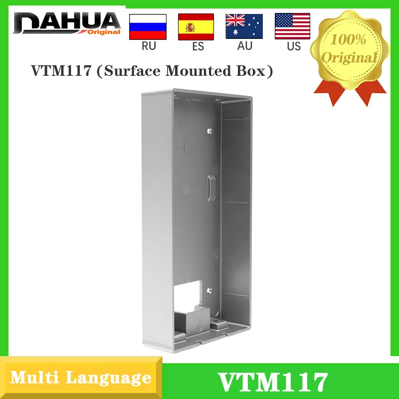 Original Dahua VTM117 Surface Mounted Box ADC12 Material for VTO3221E-P VTO6221E-P Door Station Material: ADC12