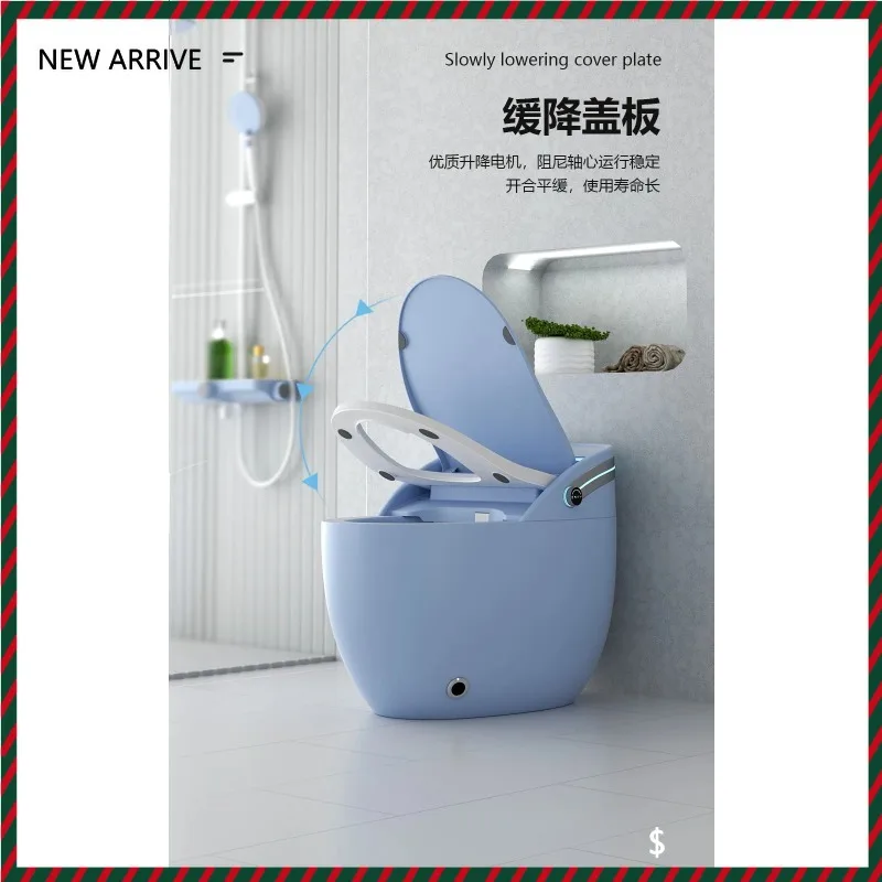

Egg-shaped smart toilet Fully automatic multi-function integrated no water pressure limit siphon smart toilet