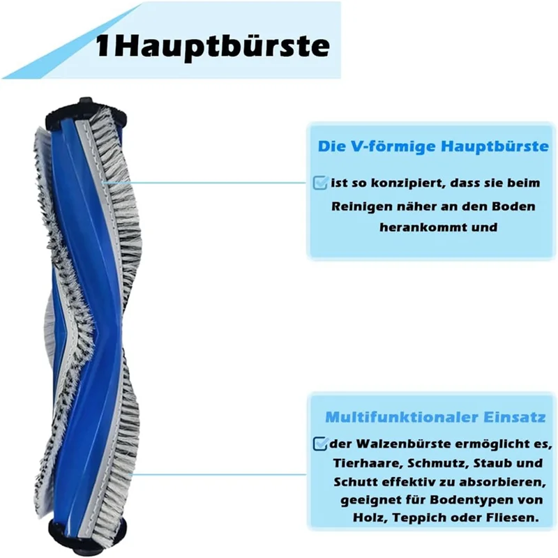 고품질 에코백스 T30 옴니, T30 프로 옴니, T30 맥스 로봇 청소기 메인 사이드 브러시, 물걸레 천, 먼지 봉투 액세서리