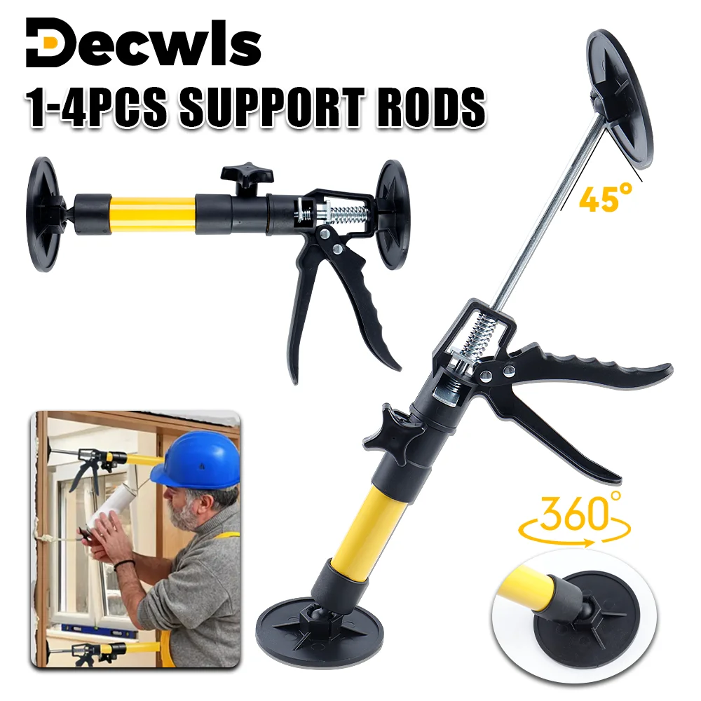 2/4 PCS Support Rod, 30-59cm Adjustable Telescopic Rod, Manual Jack, Auxiliary Tools For Door Frame/Wall Cabinet Installation