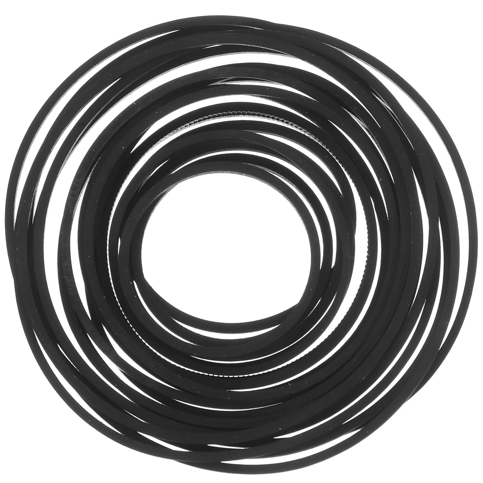 

30pcs Cassette Recorder Belts 1mm Square Folded 35-85mm Rubber Belts for Tape Decks DJ Equipment Repair Replacement Parts