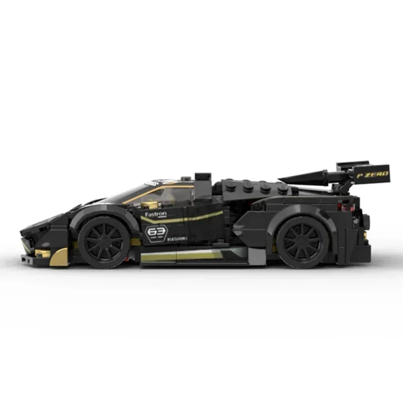 Klocki konstrukcyjne City Supercar Model Moc Speed Champion Trophy Technologia Modułowe Klocki Prezenty Zabawki Świąteczne Zestawy DIY Montaż