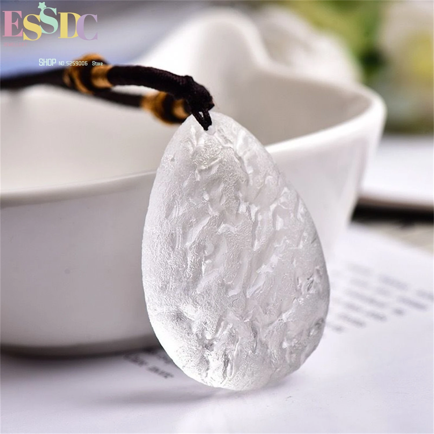 

Кулон-подвеска из молдавита (кровавого камня) чешского производства Kuerle, энергетический кристалл, талисман удачи, необработанный космический самоцвет