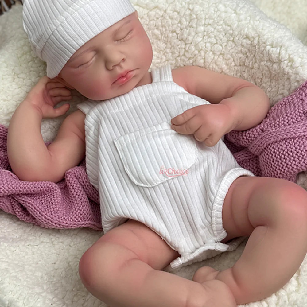 ¡Gran oferta! Muñeca Reborn de silicona de 20 pulgadas, hecha a mano, realista, lavable. Regalos para creaciones artísticas y regalos de Pascua.