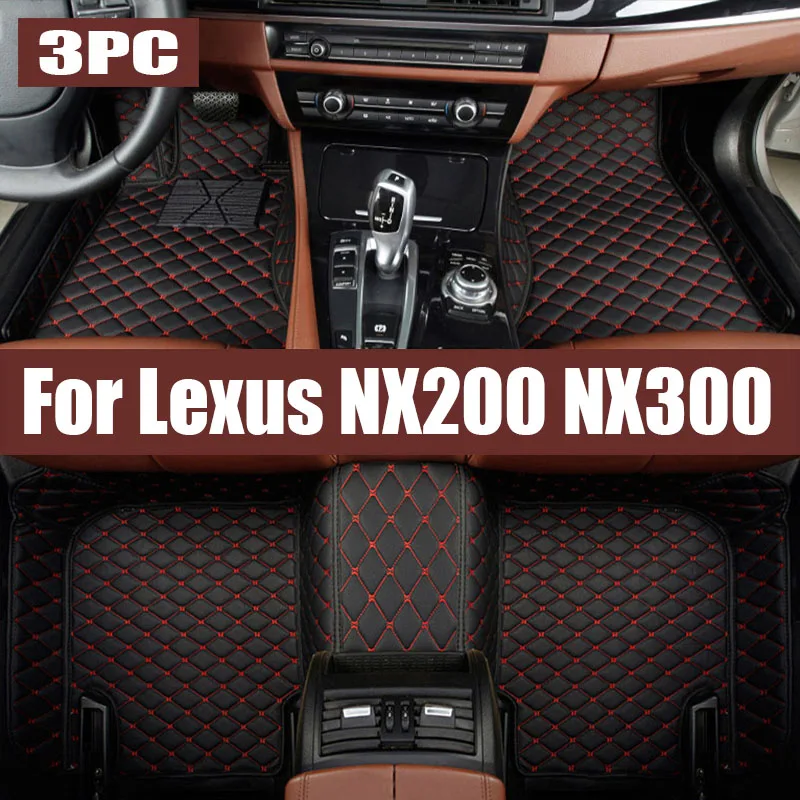 

3D TPE LHD NX Floor Car Mat For Lexus NX200 NX300 NX 2015-2020 Floor Liner Tray Foot Pad Carpet Mat Full surround trunk mat