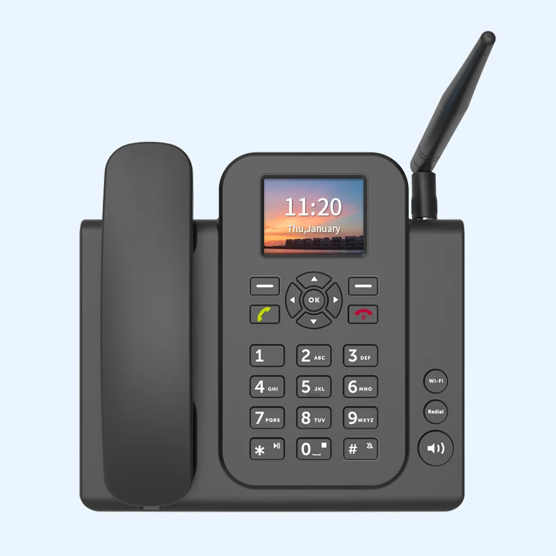 Antenna FWP LTE GSM 4G Volte Call 2.4 Inch Color Screen WiFi Hotspot Cordless Phone Fixed Wireless Phone SIM Desk Phone