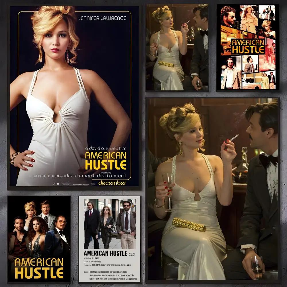 Crime movie American Hustle Poster Wall Ornament Home Decor Young Decor Fans