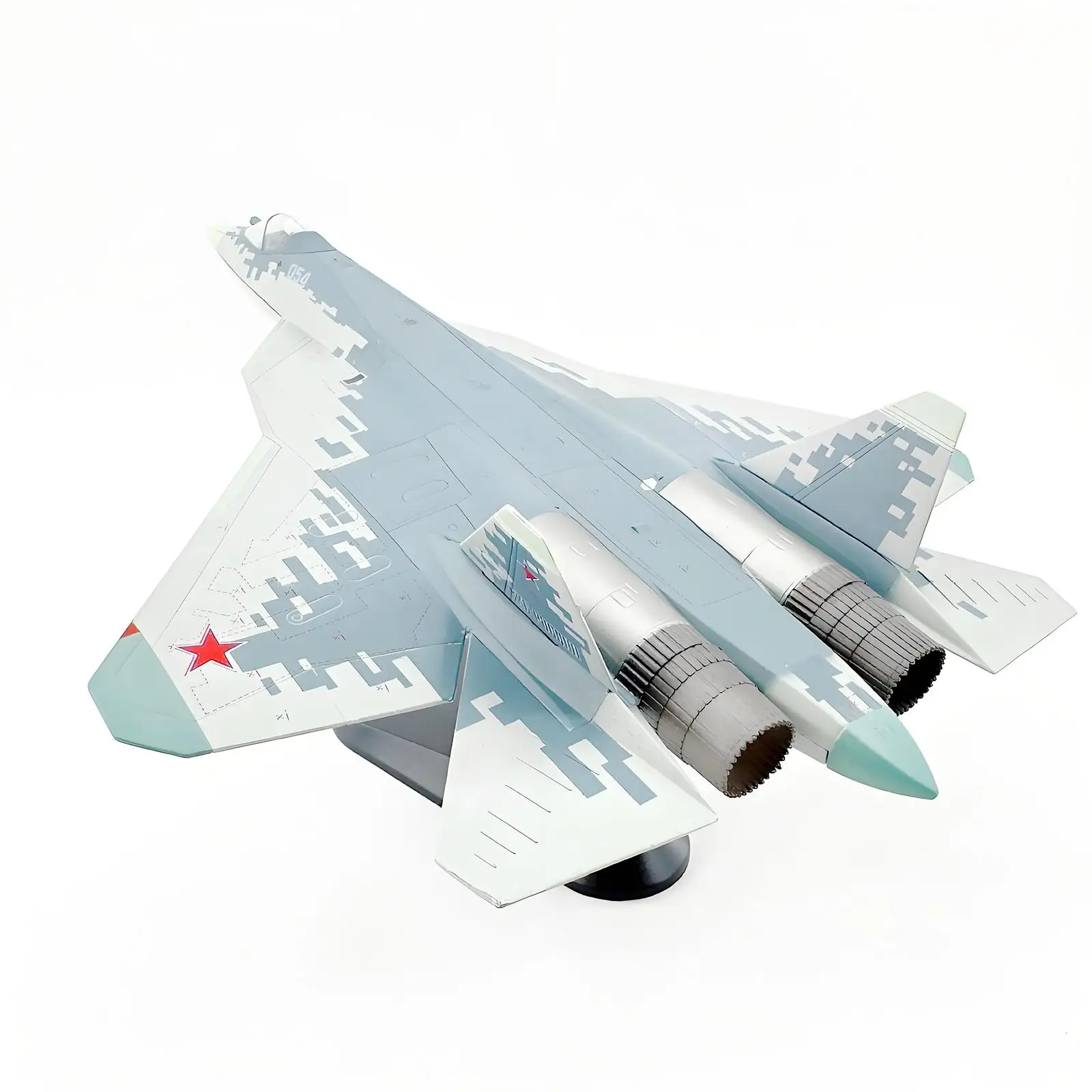 

Масштабная модель истребителя 1:72 -57 с подставкой, миниатюрный самолет-игрушка для демонстрации на столе или книжной полке