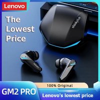 Choice Lenovo Lowest Price GM2 Pro Bluetooth V5.3 Earphone HD Call Low Latency Wireless HeadphonesDual Mode Music Gaming Earbuds