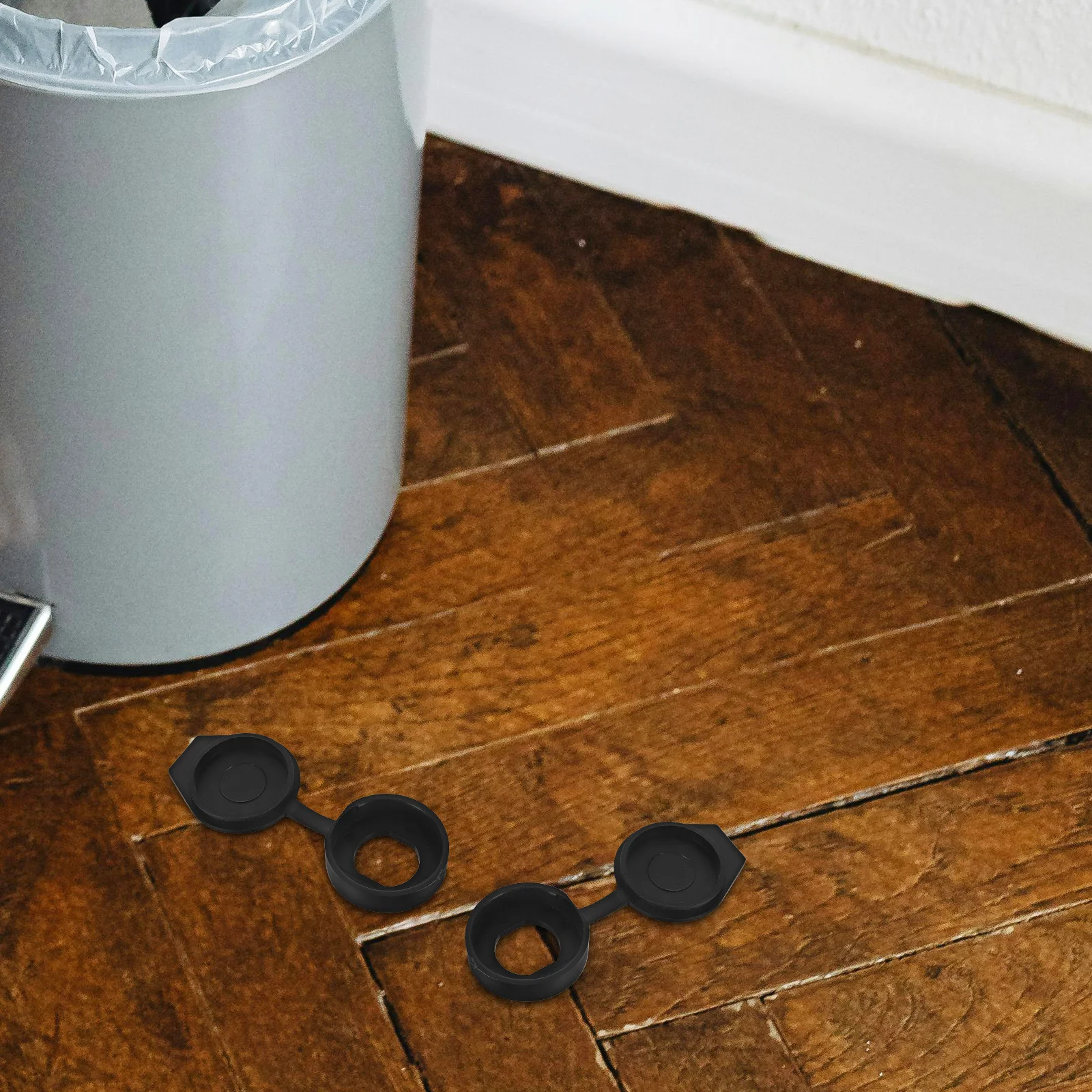 

6pcs Trash Bin Rain Cover Plastic Waterproof Lid For Door Lock Control Cabinets Equipment Universal Fit