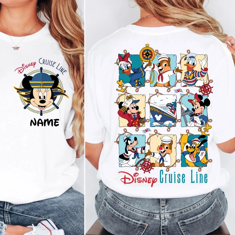 قميص ريترو ديزني ريسينغ رود ريترو لايتنينج ماكوين سبيدو مطبوع عليه فيلم السيارة قميص ديزني قميص سفر عائلي من ديزني #3