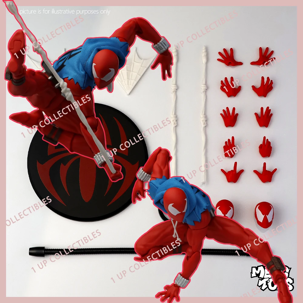 

Messtoys Spiderman Figure Ct Toys Scarlet Spider Figurine 2026 Mess Toys Action Figure Kit Anime Comic Model Gift Collection Toy