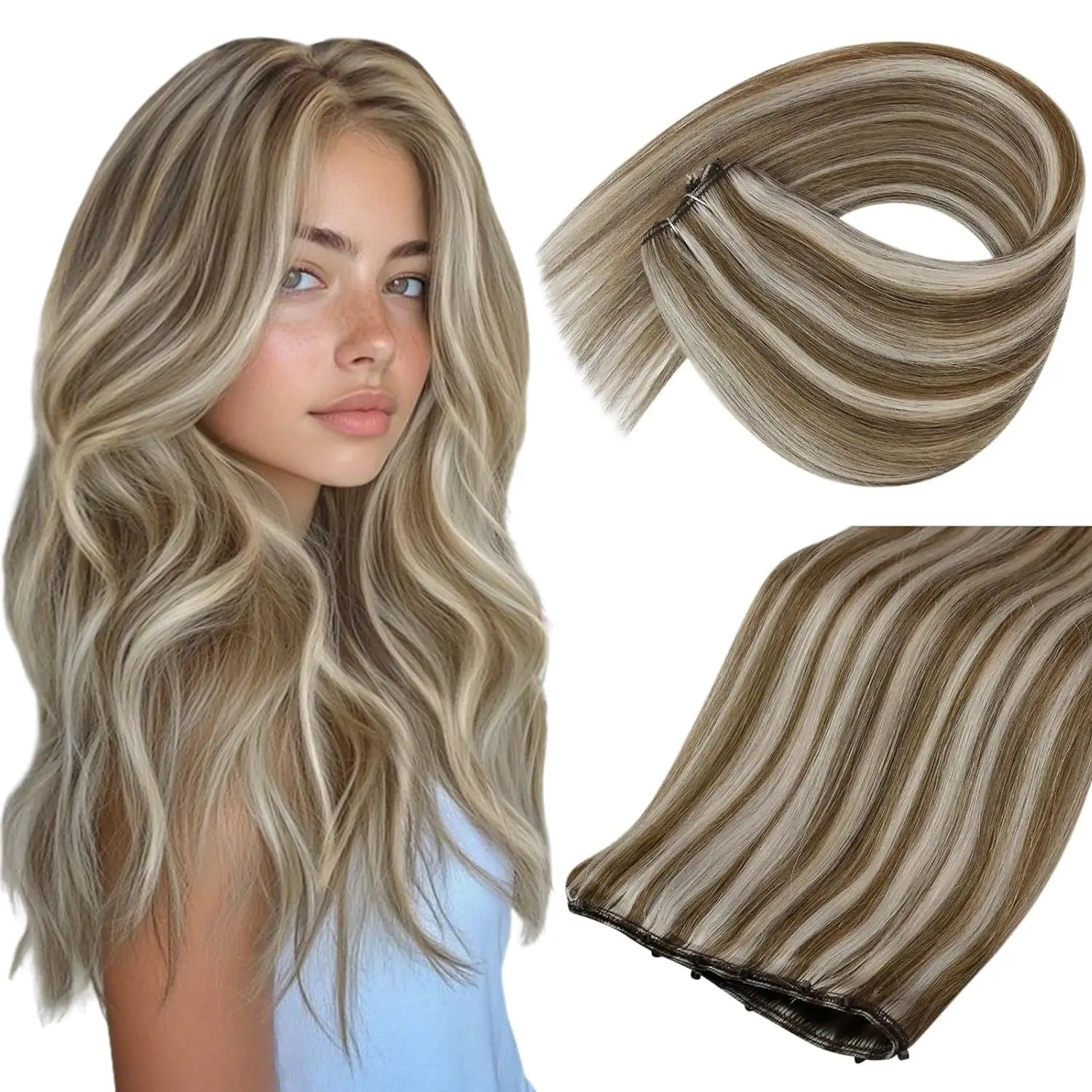 Trama de cabelo humano virgem não processado 50g 100% extensões de cabelo remy brasileiro em massa para fazer perucas 22 Polegada macio e sedoso sem tangli