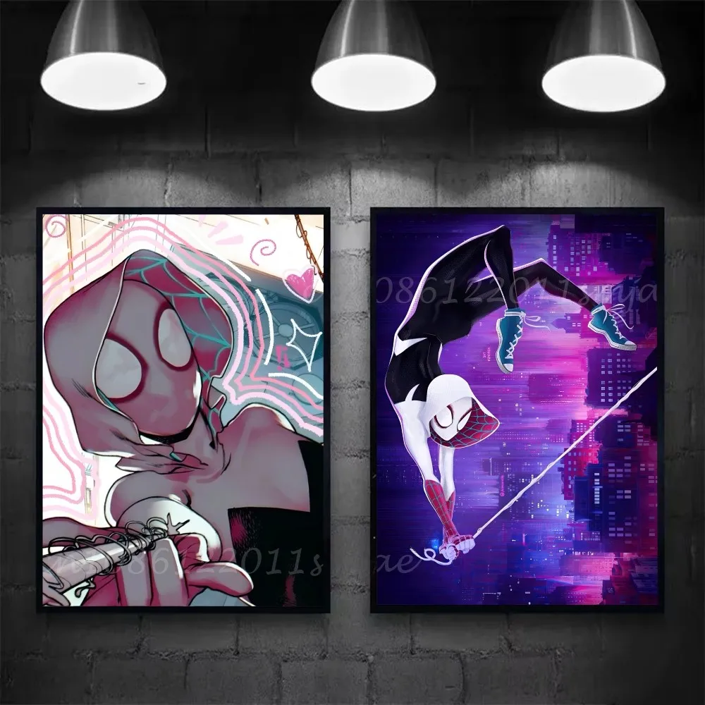 ملصق رائع للفتيات G-Gwen Stacy ملصق فني ذاتي اللصق مقاوم للماء ملصق ورق مقهى وبار ديكور جدران الغرفة