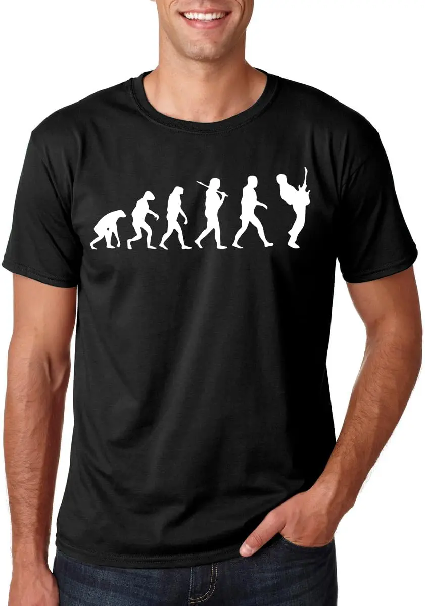 

AW Fashions Guitar Evolution - Guitar Player Evolution Funny Men's Premium Men's T-Shirt