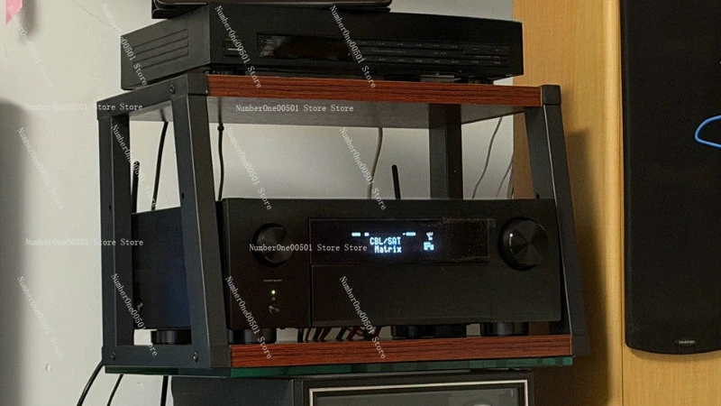 

Desktop Small Amplifier Rack Tube Amp Stand Multilayer HiFi Rack for Headphone Amp CD Player DAC Speaker