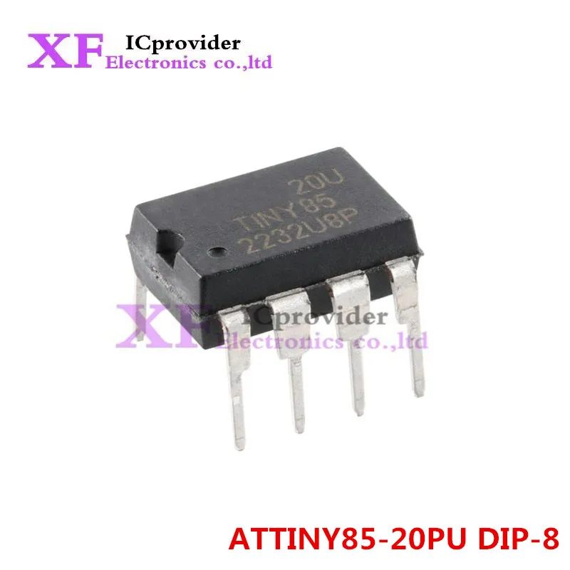 Original 5-10pcs ATTINY85-20PU ATTINY85 DIP8 85-20PU ATTINY85-20 Chip  ICprovider