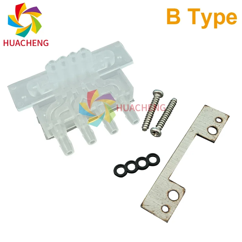 2Pcs For Epson 5113 Printhead Connector Damper Dumper Cover Manifold ECO-Solvent Head Cover for Epson Printer