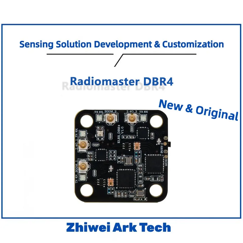 

Radiomaster DBR4 Dual Band Receiver, 2.4G/900MHz, ExpressLRS, 20x20mm, for Nomad TX Module & FPV Drone