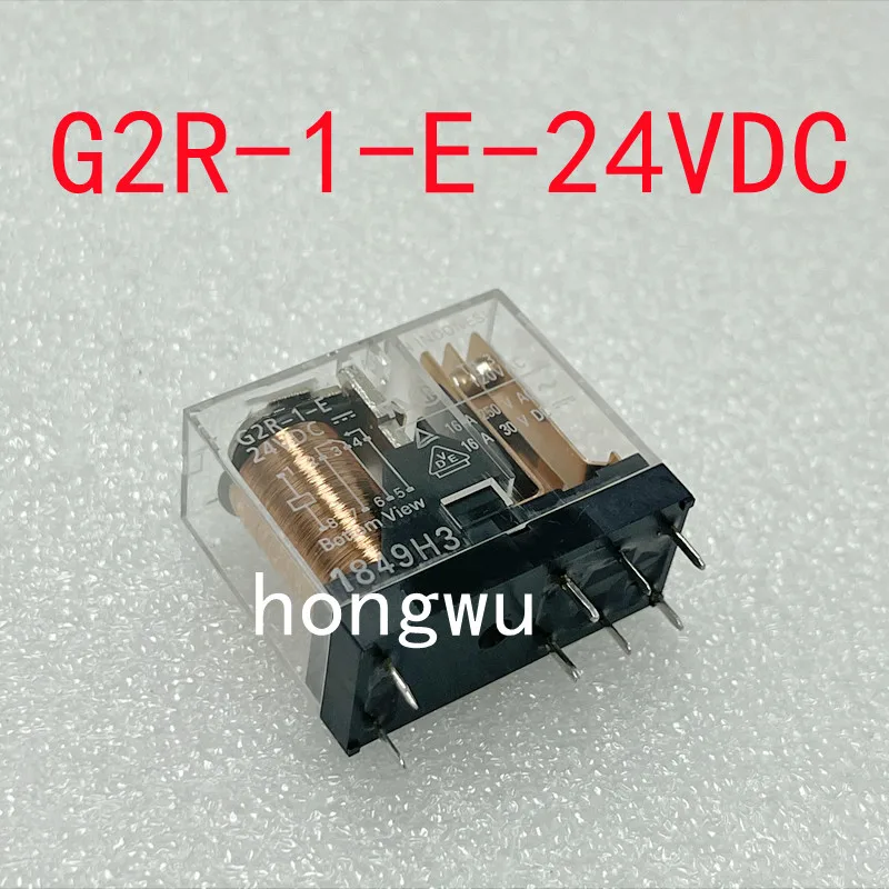 100% Original New 2PCS  G2R-1-E-24VDC relay 16A 8pins