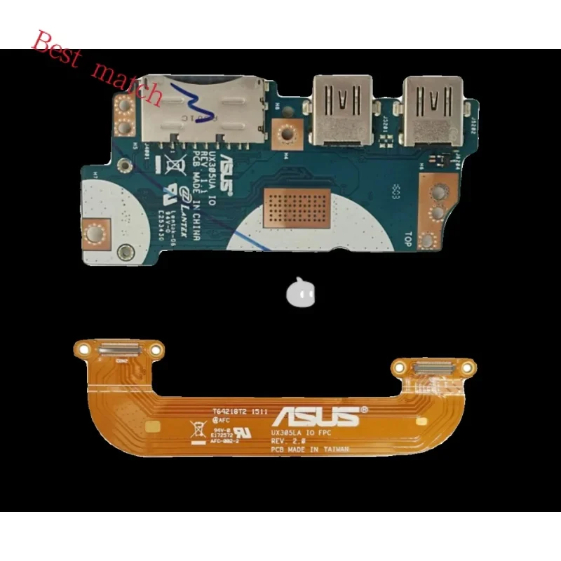 Original for ASUS UX305 UX305LA wifi usb card reader replacement board P/N:UX305LA IO board with cable