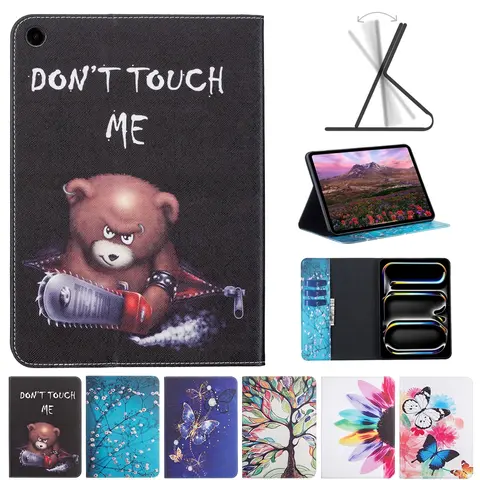 Étui pour tablette Samsung Galaxy Tab A9 Plus 11 SM-X210 SM-X215 SM-X216B, portefeuille à rabat en cuir, couverture arrière Tab A9 8.7 SM-X110 SM-X115