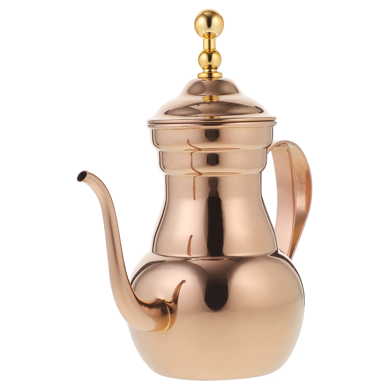 

on Foot Coffee Arabic Pot Travel Filter Gooseneck Kettle with Handle Stove Top Teapots 2250X2250X1100CM Stainless Steel