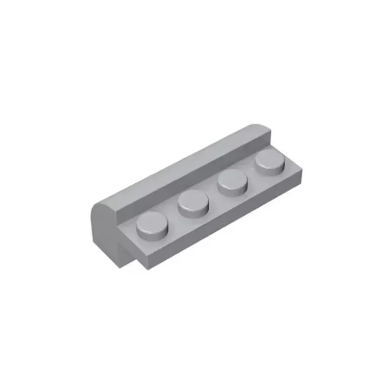50 Stück 6081 Schräges gebogenes Baustein-Set 2 x 4 x 1 1/3 mit gebogener Oberseite, kompatibles Zubehör für DIY MOC High-Tech – Detail 2