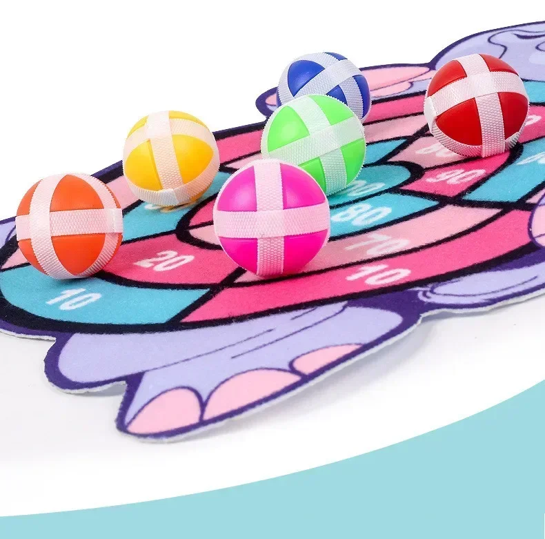 교육 게임 다트 보드 끈적 끈적한 공 다트 아이 장난감 어린이 몬테소리 게임 어린이를위한 실내 스포츠 몬테소리 장난감 선물