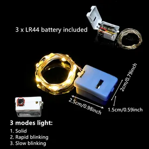 Operated battery Fairy Tale Lamp, 20 LED Mini String Light, Waterproof, Wedding Party, DIY, Room Decoration, 30 Packs 11 Main Sales Chandelier Double Room - №7