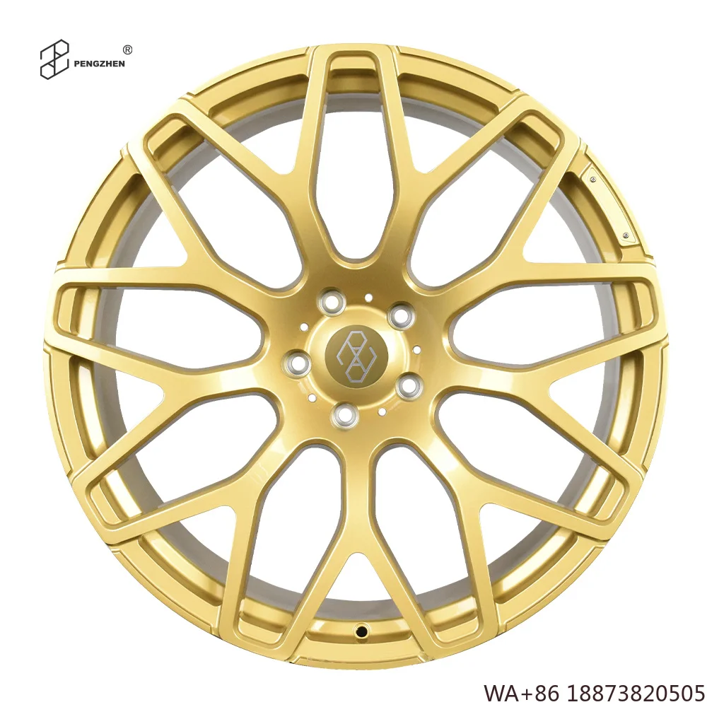 For  Monoblock Y Gold Forged Aluminum 5x112 18 20 Inch Car Rims for Mercedes Benz