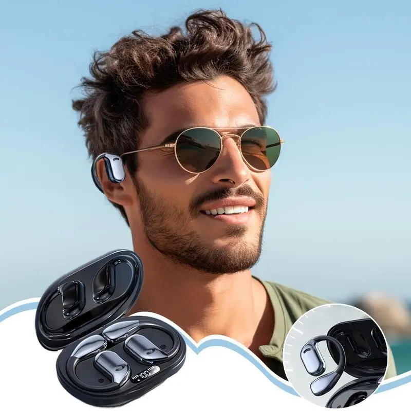 Earbud penerjemah bahasa Real Time, 144 bahasa penerjemah Pods tampilan baterai, Fitness untuk musik dan panggilan dua Wa