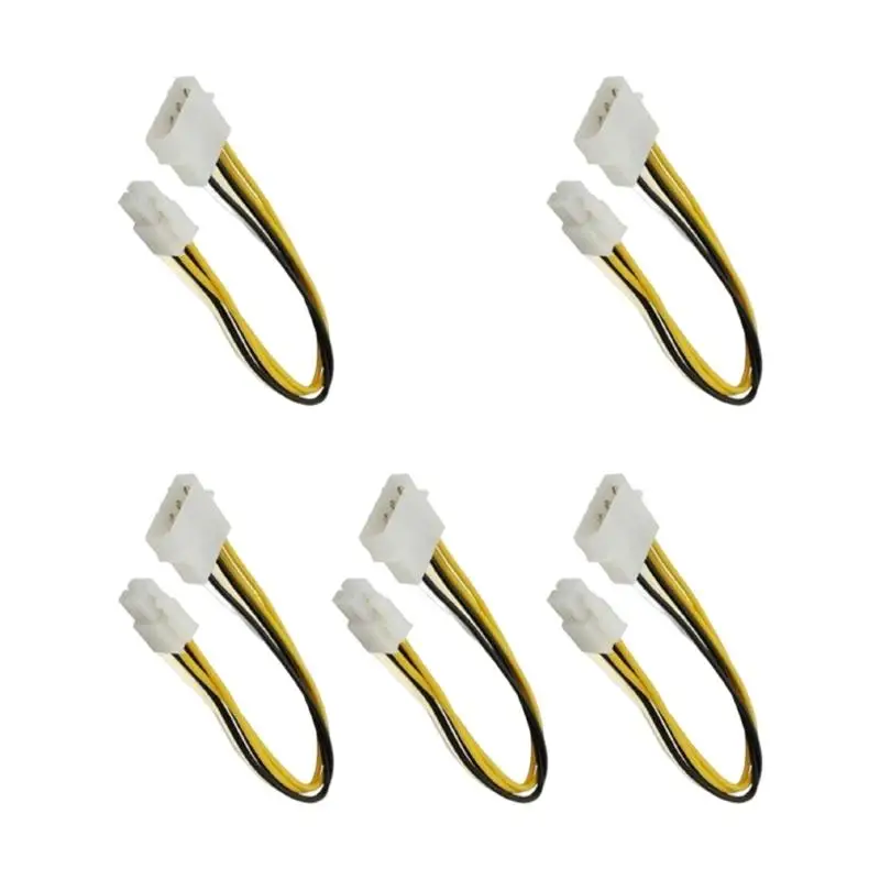 652F 4Pin Connector 4Pin to Mini 4Pin Connector Auxiliary Power Adapter Cable Replacement for Motherboard Power