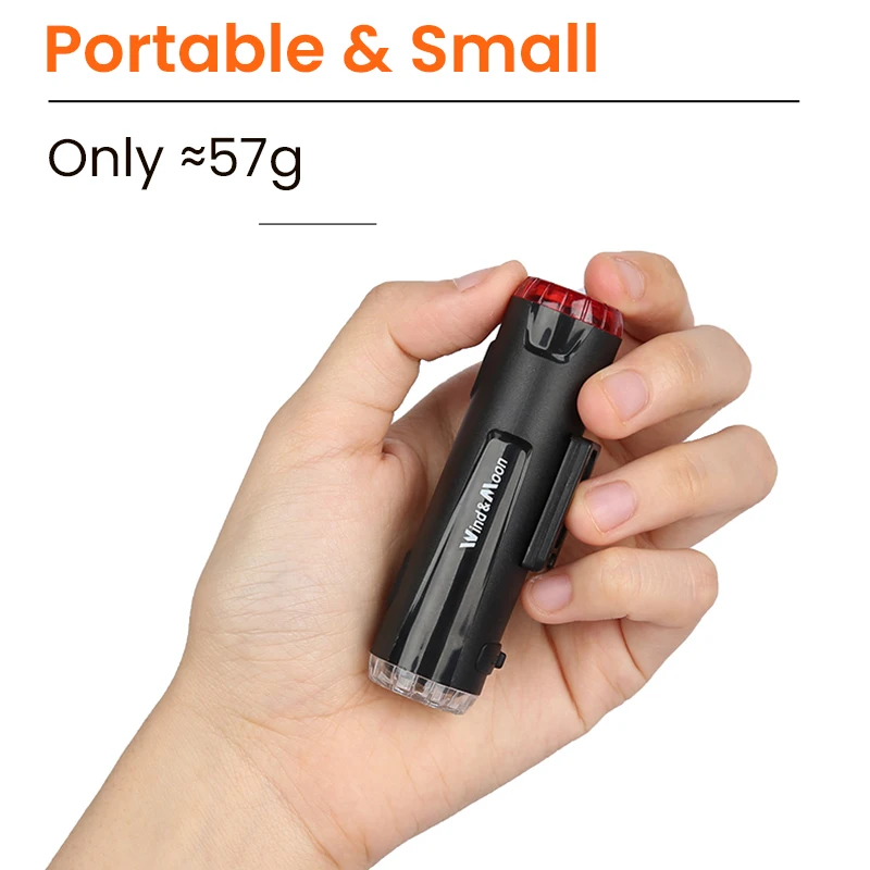 Bicycle 2 in 1 Front and Rear Light USB Rechargeable Road Bike Helmet Light MTB Flashlight Cycling Headlight Taillight LED Lamp