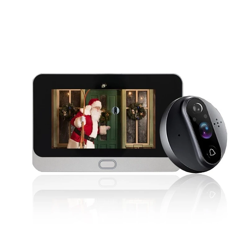 Wireless Wifi Camera Visual Cat's Eye Doorbell Graffiti Smart Home Apartment Smart Door