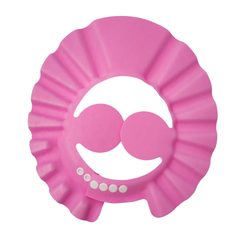 Waterproof Prevent Water Into Ear Adjustable Safe Baby Shower Cap Protect Soft Children Kid Shampoo Bath Wash Hair Shield Hat