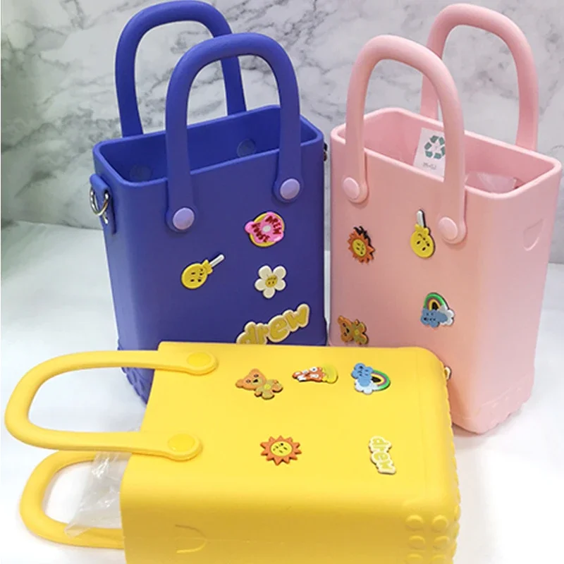 

Rubber beach bag waterproof EVA portable handbag, pet bag, messenger bag, travel handbag, handbag travel storage bag hole bag