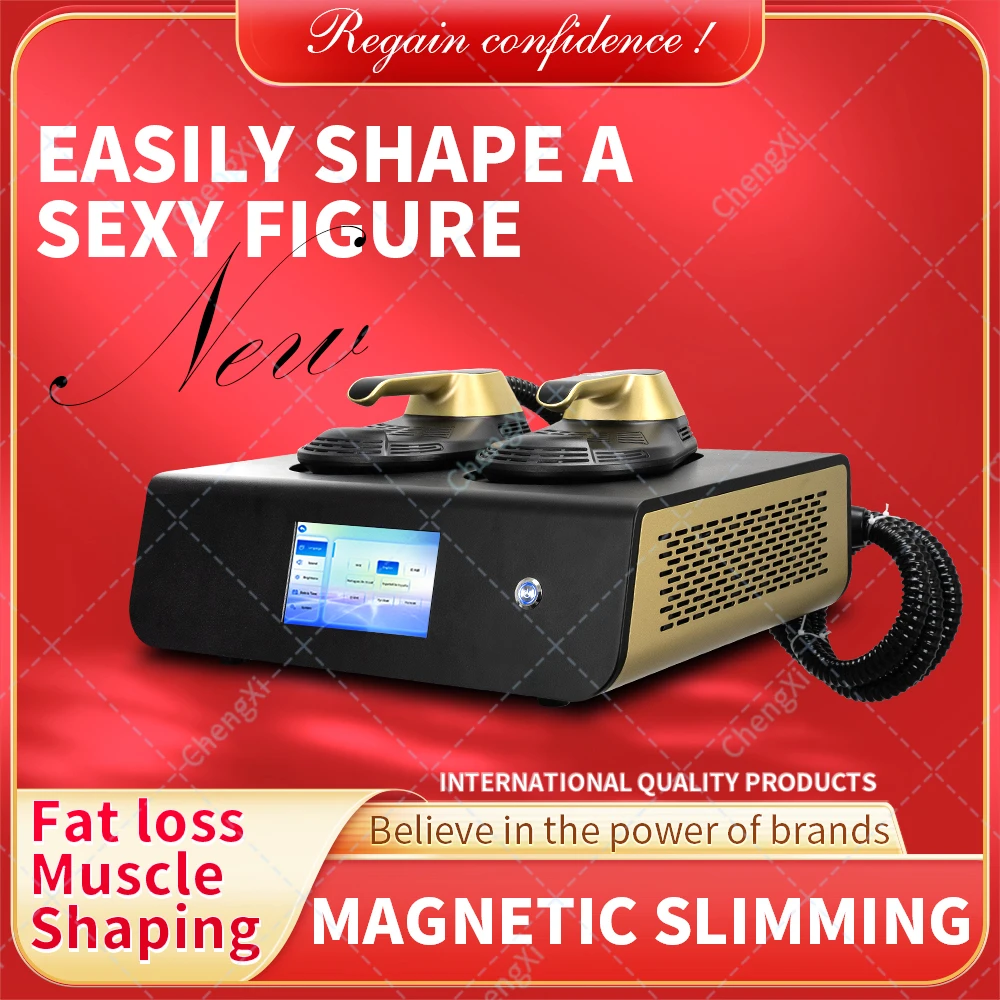 

Портативная 2-ручная машина для мышц высокой интенсивности, электромагнитная машина Emsone NEO для сжигания жира, формирования мышц, косметическая машина