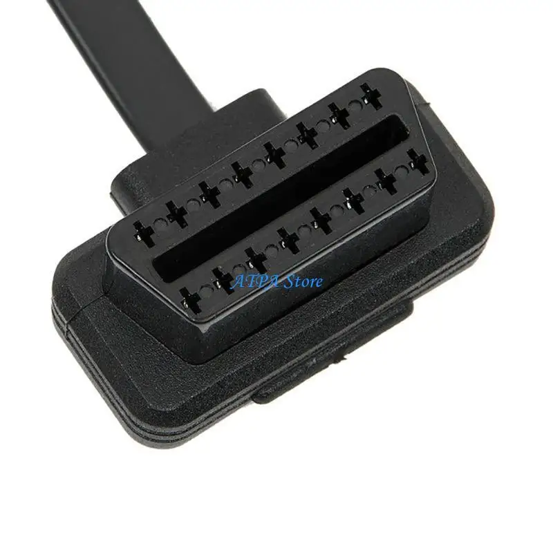 U13C Diagnostische Erweiterungskabel -Adapter OBDII OBD2 Auto Car Männlich an weibliche Autoscanner -Verlängerungsdrahtadapter