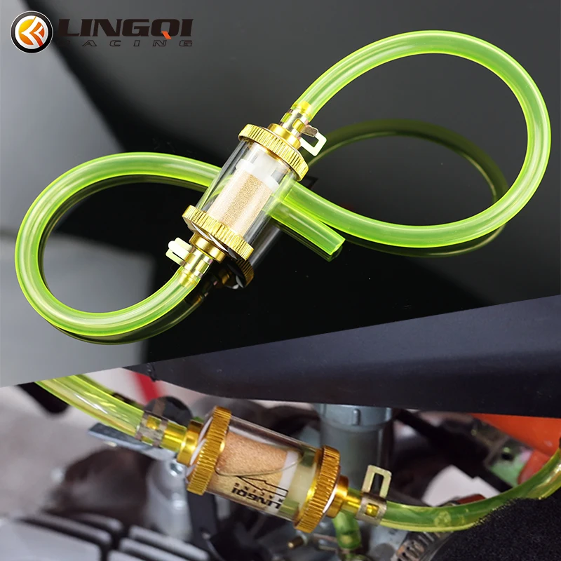 

LINGQI Motorcycle Carburetor 6mm Gas Fuel Filter Petrol Pipe Hose Line M6 For Scooter Dirt Bike ATV Universal Accessories