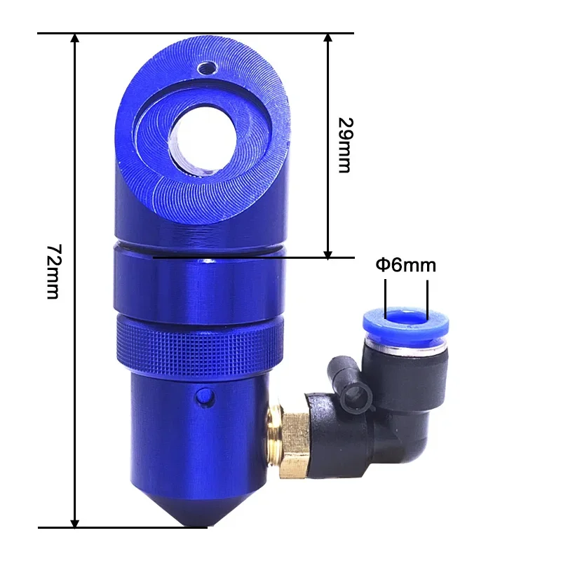 CO2 Laser Head for K40 3020 40W Engraver Cutter Laser Engraving Cutting Machine Lens Dia 12mm Focal Length 50.8mm Mirror 20mm